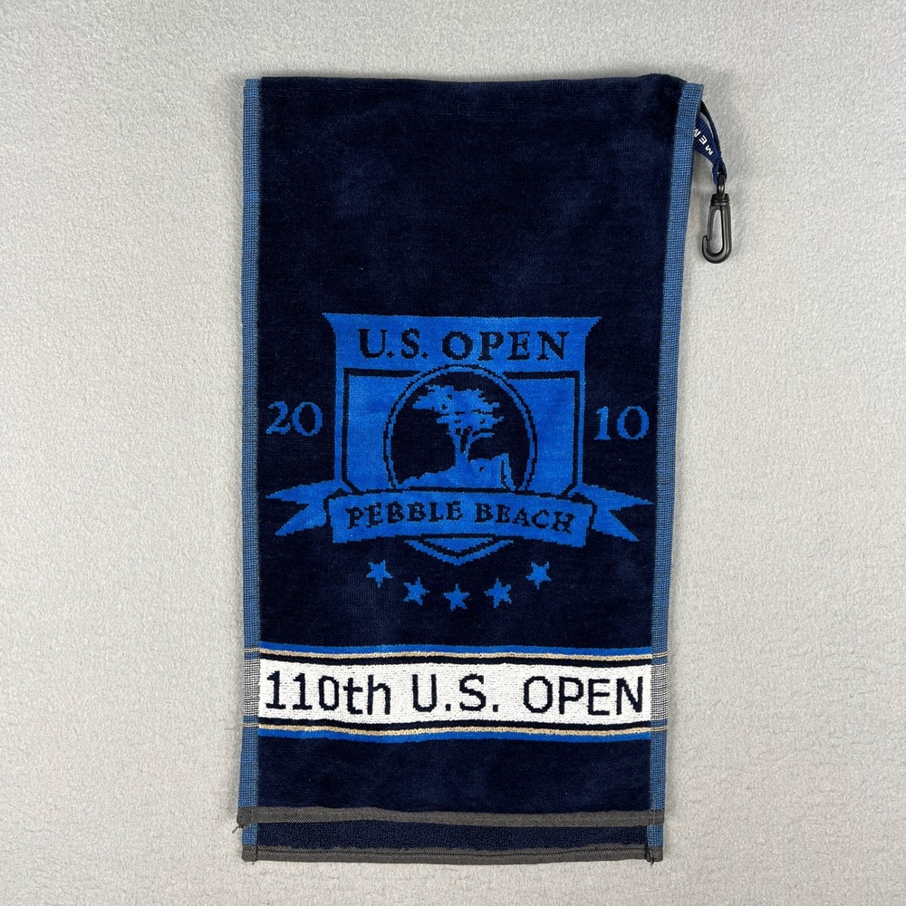 2010 US Open Pebble Beach Golf Towel‎ USGA Member Official Memorabilia 110th